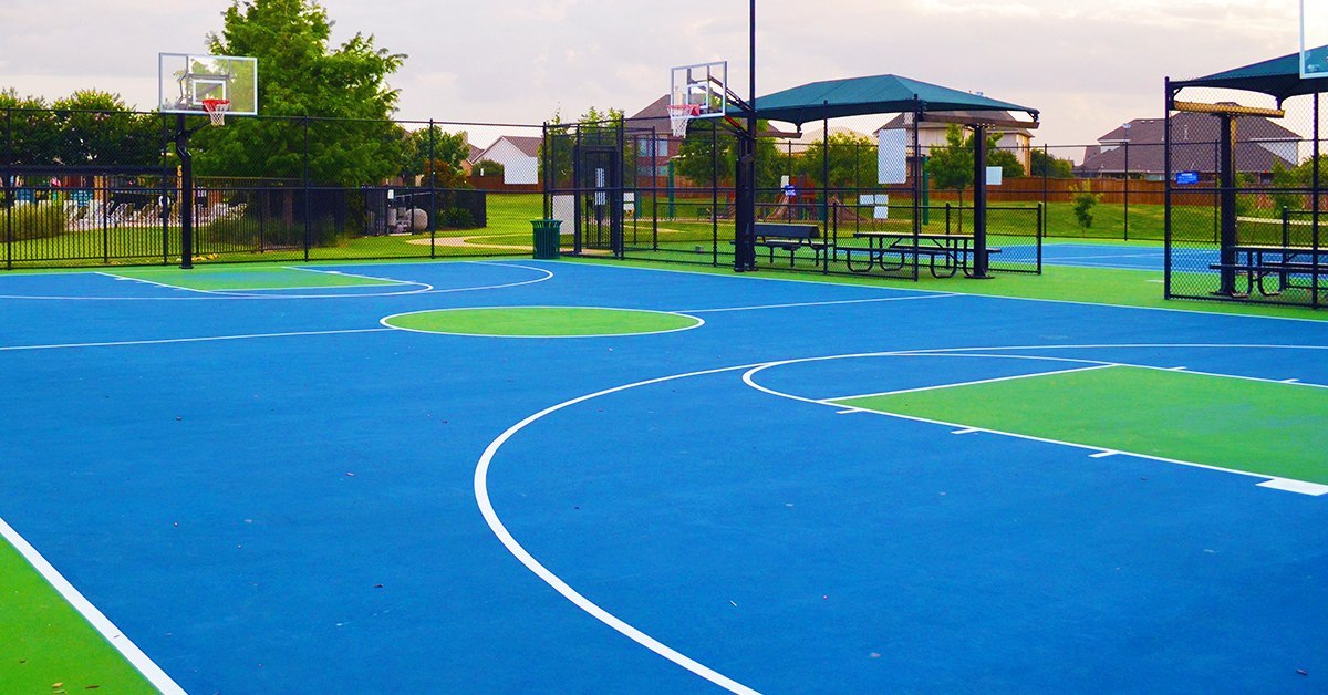 NuCourt multi-sport court example